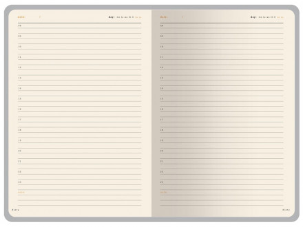 Ежедневник А5 недатированный Prestige, темно-коричневый