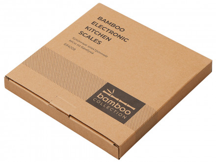 Бамбуковые кухонные весы Scale, натуральный