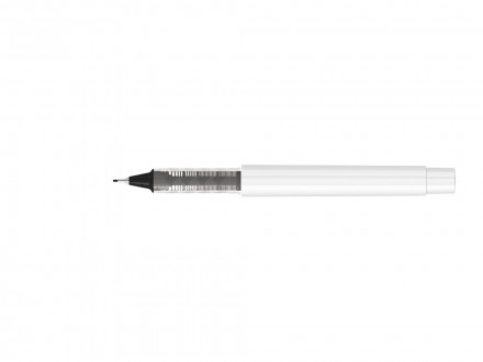 Капиллярная ручка в корпусе из переработанного материала rPET RECYCLED PET PEN PRO FL, белый с черным