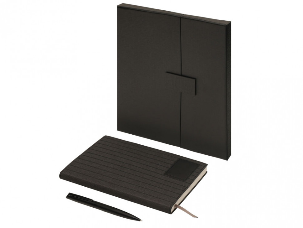 Подарочный набор Bradburry &Co с блокнотом А5 и ручкой, черный