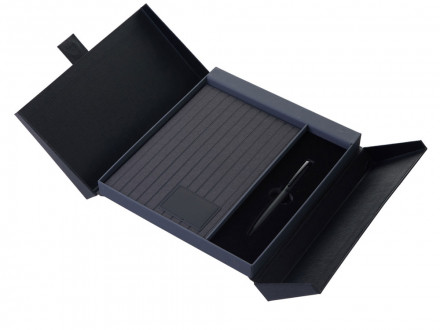 Подарочный набор Bradburry &Co с блокнотом А5 и ручкой, черный