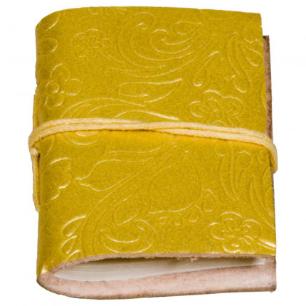 Записная книжка, золотистая, малая