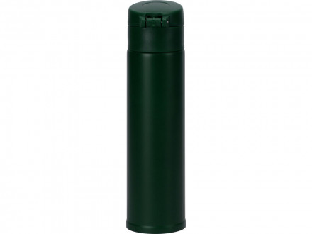 Вакуумная герметичная термокружка Inter, глубокий зеленый, нерж. сталь