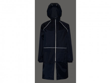 Дождевик Sunshine со светоотражающими кантами, темно-синий, размер  XS/S