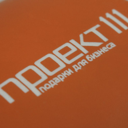 Кружка Promo c покрытием софт-тач, оранжевая