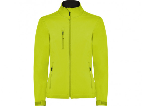 Куртка софтшелл Nebraska женская, лаймовый пунш