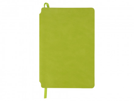 Блокнот Notepeno 130x205 мм с тонированными линованными страницами, зеленое яблоко