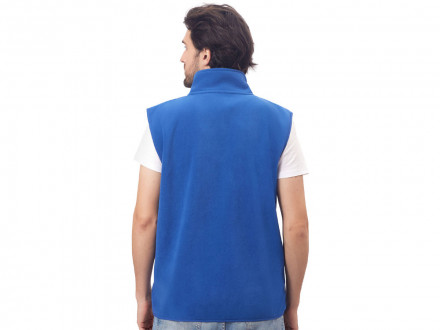 Жилет флисовый Trondheim унисекс, синий классический