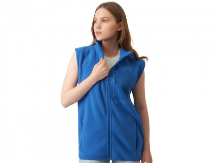 Жилет флисовый Trondheim унисекс, синий классический