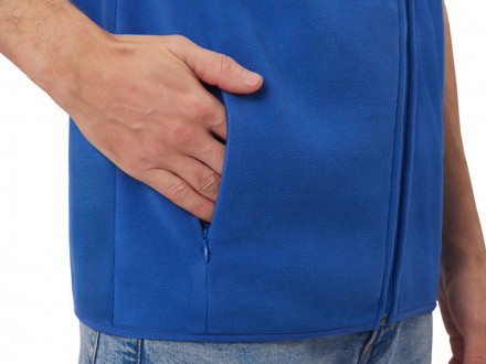 Жилет флисовый Trondheim унисекс, синий классический