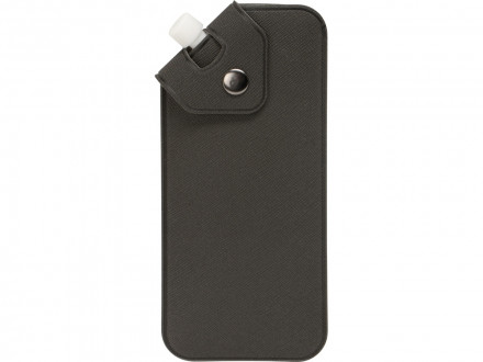 Антисептический гель для рук в чехле, 25 мл, темно-серый