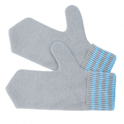 Варежки Best, серо-голубые