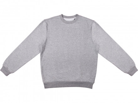 Свитшот Monaco унисекс, серый меланж