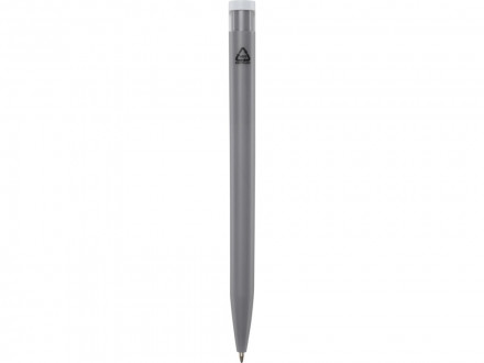 Шариковая ручка Unix из переработанной пластмассы, синие чернила - Серый