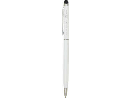 Шариковая ручка Ore алюминиевая со стилусом - Белый