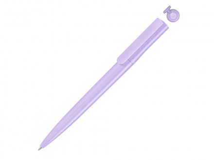 Ручка шариковая пластиковая RECYCLED PET PEN switch, синий, 1 мм, светло-фиолетовый