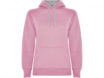 Толстовка с капюшоном Urban женская, светло-розовый