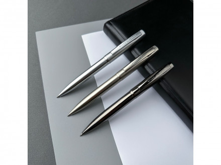 Ручка металлическая шариковая Portofino, серебристый