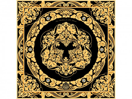 Платок Златоустовская гравюра