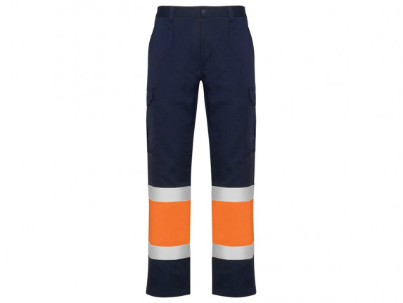 Брюки Naos, нэйви/неоновый оранжевый