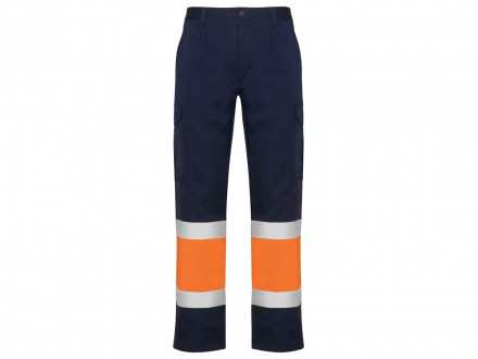 Брюки Naos, нэйви/неоновый оранжевый