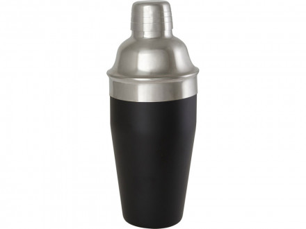 Шейкер для коктейлей Gaudie из переработанной нержавеющей стали, сплошной черный