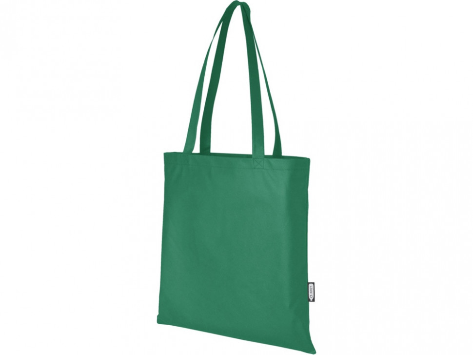 Zeus эко-сумка из нетканого материала, переработанного по стандарту GRS, объемом 6л - Зеленый