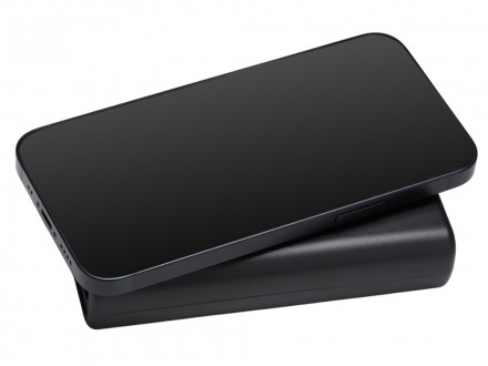 Внешний беспроводной аккумулятор 2-в-1 с функцией зарядки Apple Watch, QC/PD AtomIQ, 10000 мАч, черный