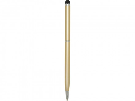 Шариковая ручка Ore алюминиевая со стилусом - Кремовый