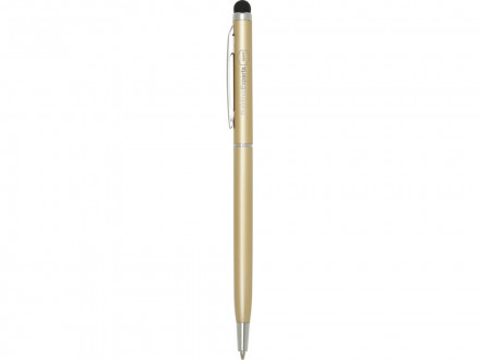 Шариковая ручка Ore алюминиевая со стилусом - Кремовый