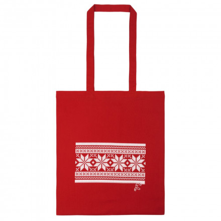 Холщовая сумка «Скандик», красная