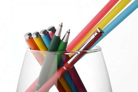 Ручка шариковая Hotel Chrome, ver.2, матовая розовая