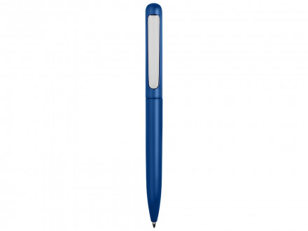 Ручка металлическая шариковая Skate с матовым покрытием, темно-синий