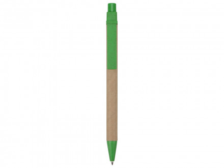 Ручка картонная шариковая Эко 3.0, зеленый