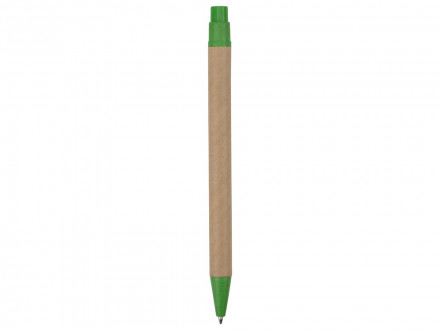Ручка картонная шариковая Эко 3.0, зеленый