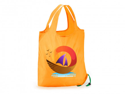 Складная сумка для покупок FOCHA, апельсин, оранжевый