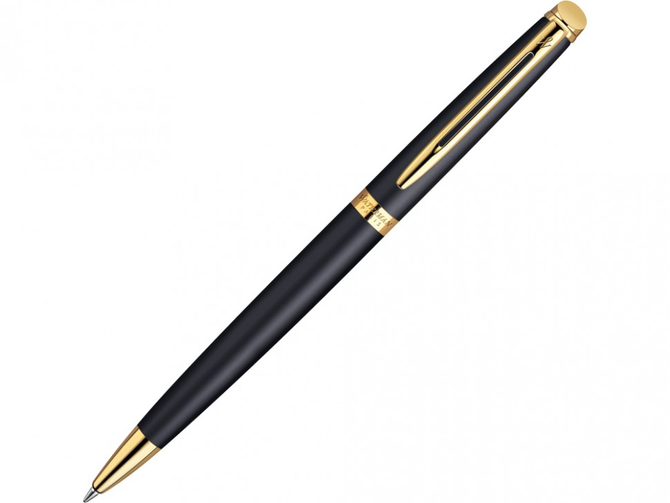 Шариковая ручка Waterman Hemisphere, цвет: MatteBlack GT, стержень: Mblk