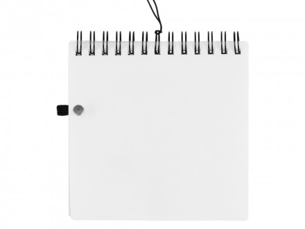 Блокнот А6 Журналист с ручкой, белый