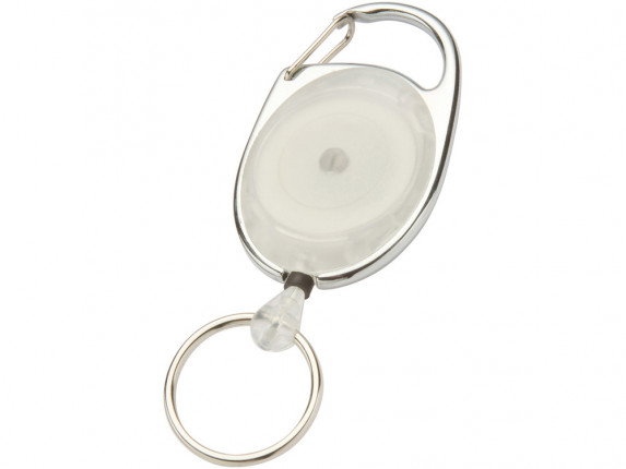 Брелок с роликом Gerlos, белый прозрачный