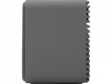 Портативная колонка Bar со стереодинамиками soft touch, серый