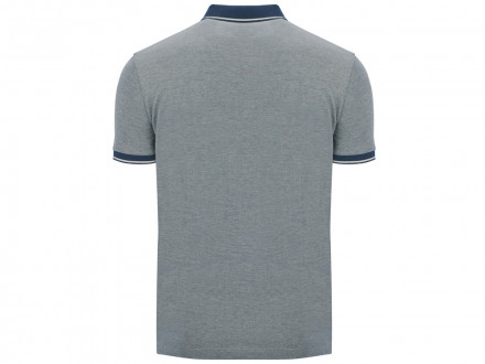 Рубашка поло Bowie мужская, меланжевый нэйви