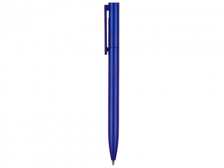 Пластиковая шариковая ручка Leon, синий металлик