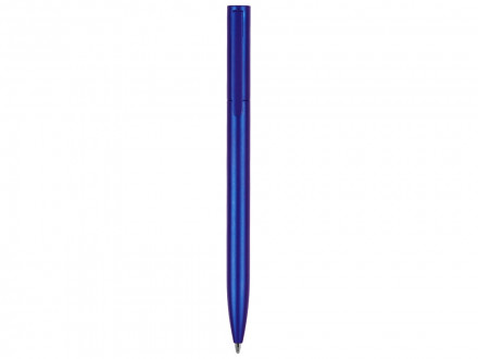 Пластиковая шариковая ручка Leon, синий металлик