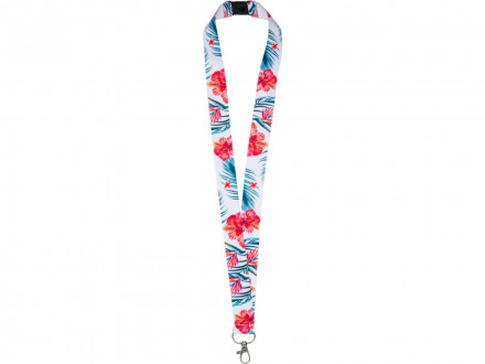 Ланъярд 2,5 см с карабином и замком обрыва