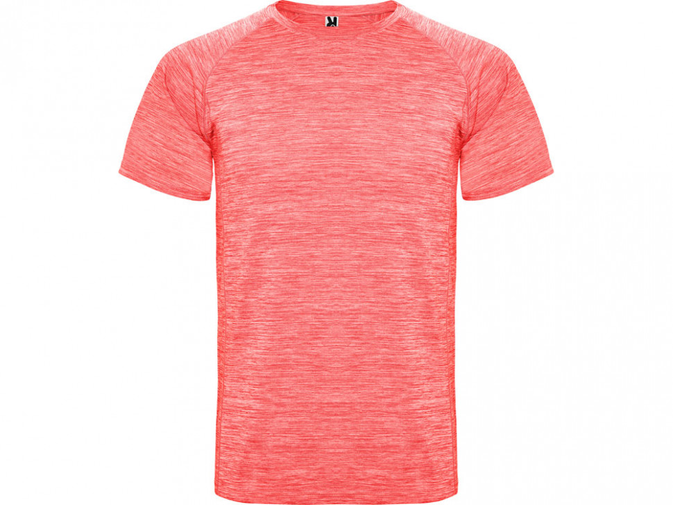Спортивная футболка Austin мужская, меланжевый неоновый коралловый