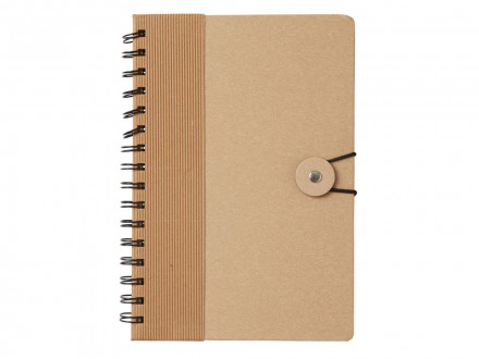 Крафтовый блокнот А5 в твердой обложке Saharan Cypress, 80 листов 70 гр/м2 бумаги, натуральный