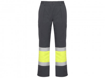 Брюки Soan, свинцовый/неоновый желтый