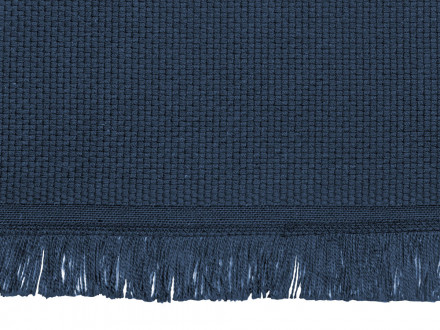 Плед Lina133x180 см., 100% хлопок, синий
