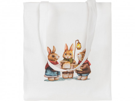 Сумка Element из хлопка для покупок, 180 г, белый (Р)