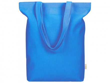 Сумка Fixy из переработанного хлопка с фиксирующей эластичной лентой, синий